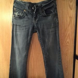 True Religion Flare Twisted Flare Jeans